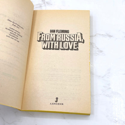 From Russia With Love [James Bond #5] by Ian Fleming [1980 PAPERBACK] • Jove