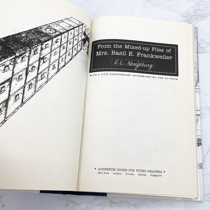 From the Mixed-Up Files of Mrs. Basil E. Frankweiler by E.L. Konigsburg [35th ANNIVERSARY HARDCOVER] 2002 • Atheneum