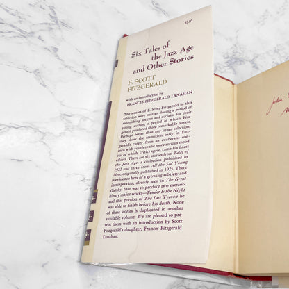 Six Tales of the Jazz Age & Other Stories by F. Scott Fitzgerald [SECOND EDITION] 1960 • Charles Scribner's Sons