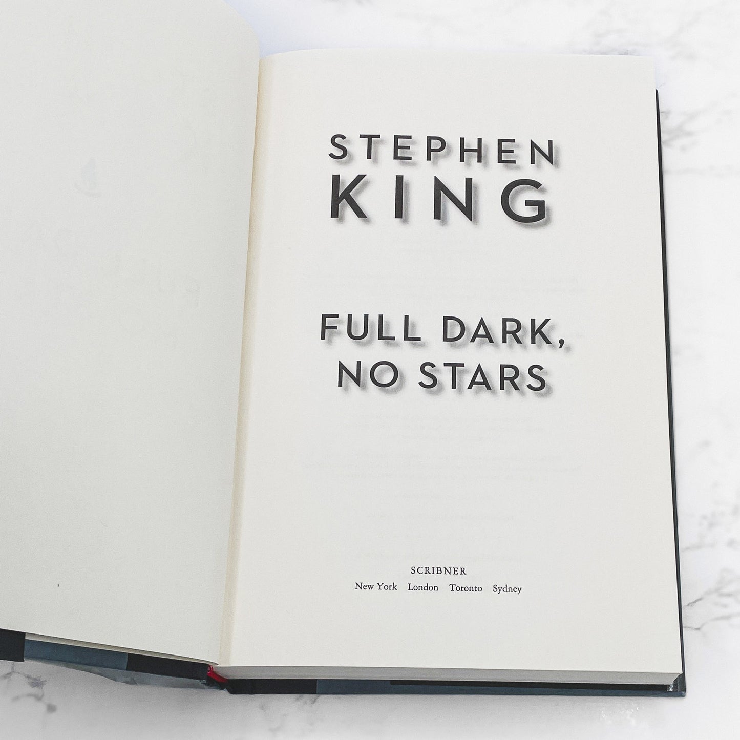 Full Dark, No Stars by Stephen King [FIRST EDITION] 2010 • Scribner