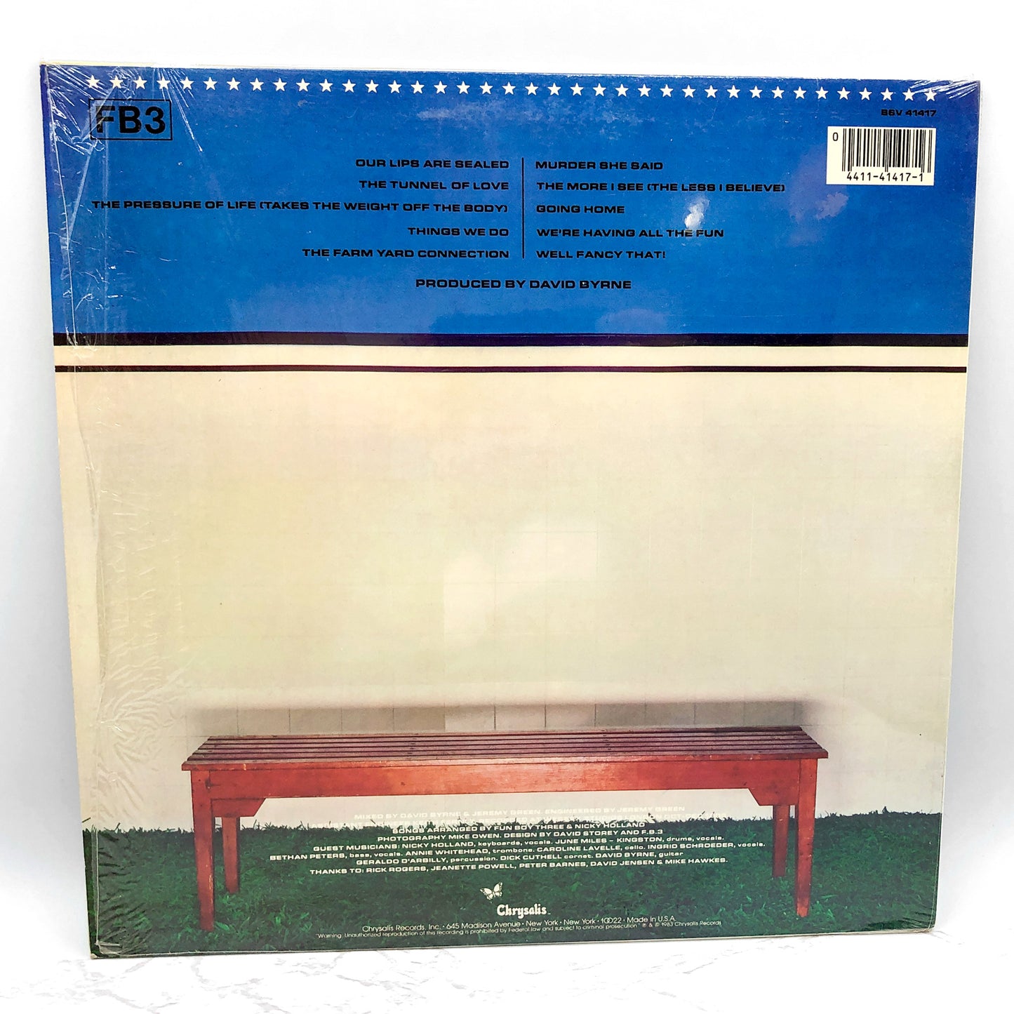 Fun Boy Three - Waiting [VINYL LP] 1983 • Chrysalis Records [The Specials]