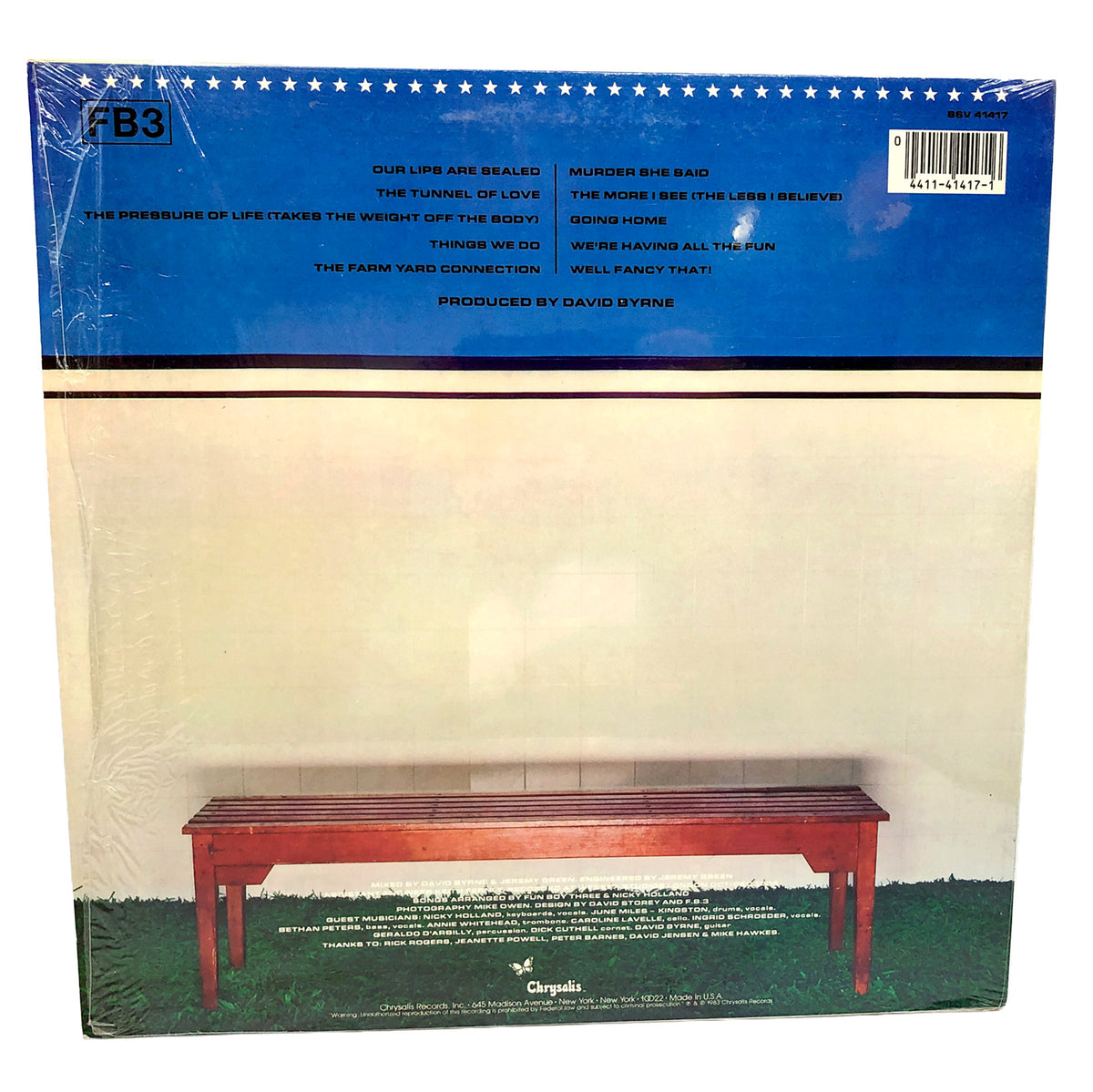 Fun Boy Three - Waiting [VINYL LP] 1983 • Chrysalis Records [The Specials]