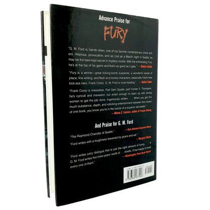 Fury by G.M. Ford SIGNED! [FIRST EDITION • FIRST PRINTING] 2001 • William Morrow