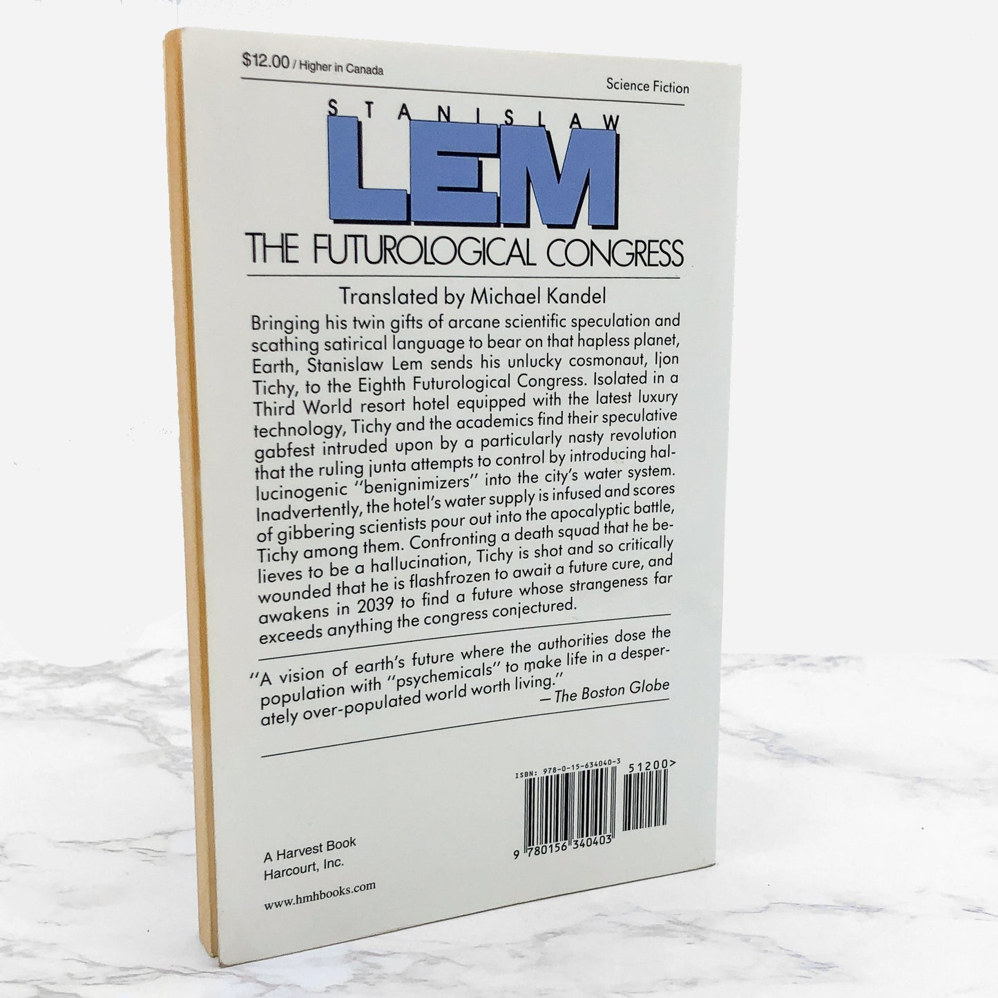 The Futurological Congress by Stanisław Lem [FIRST PAPERBACK EDITION] 1985 • Harcourt