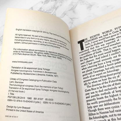 The Futurological Congress by Stanisław Lem [FIRST PAPERBACK EDITION] 1985 • Harcourt