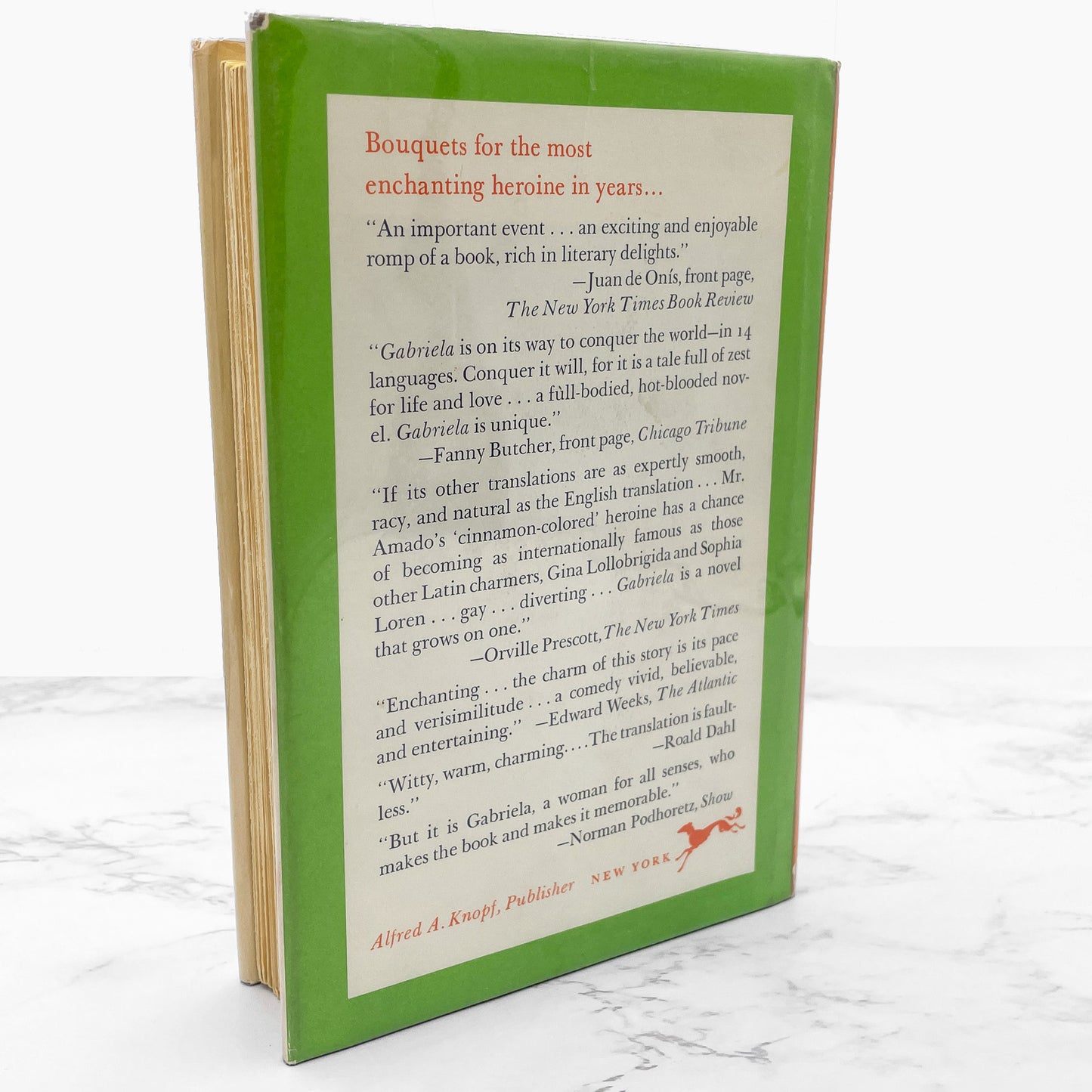 Gabriela, Clove and Cinnamon by Jorge Amado [U.S. FIRST EDITION] 1962 • Knopf