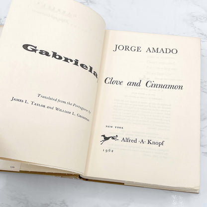 Gabriela, Clove and Cinnamon by Jorge Amado [U.S. FIRST EDITION] 1962 • Knopf