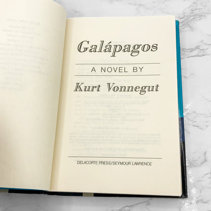 Galápagos by Kurt Vonnegut [FIRST EDITION] 1985 • Delacorte