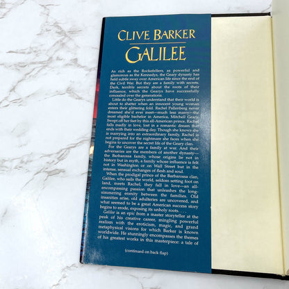 Galilee by Clive Barker [FIRST BOOK CLUB EDITION] 1998 • Hardcover • HarperCollins