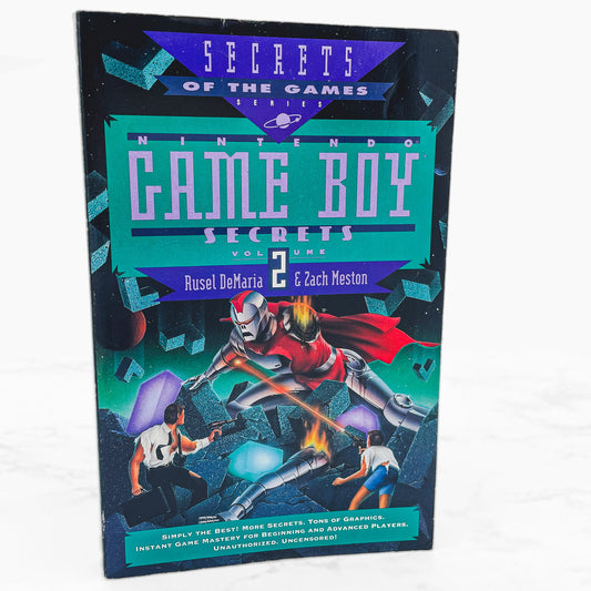 Nintendo Game Boy Secrets Vol. 2 by Rusel DeMaria & Zach Meston [FIRST EDITION PAPERBACK] 1992 • Secrets of the Game