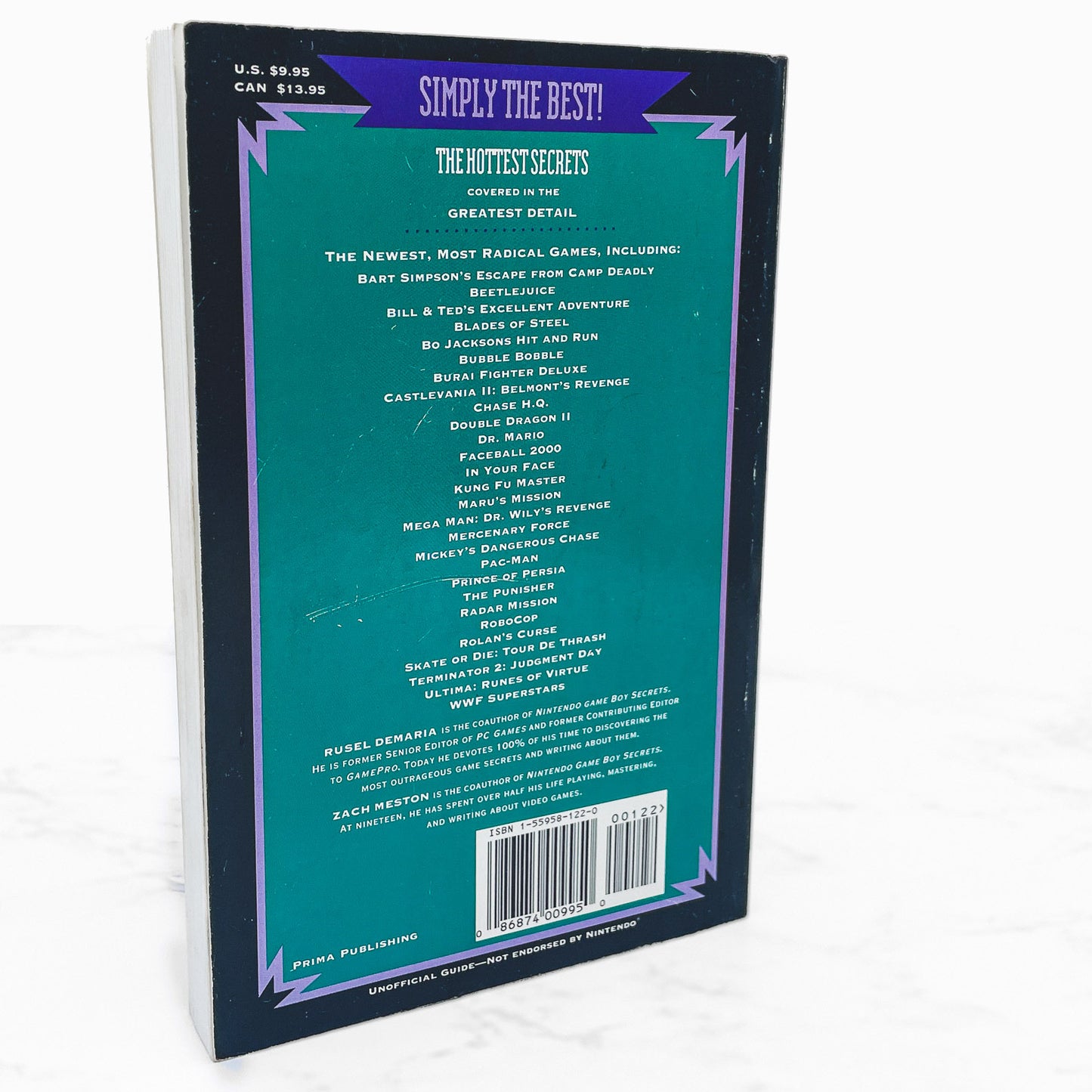 Nintendo Game Boy Secrets Vol. 2 by Rusel DeMaria & Zach Meston [FIRST EDITION PAPERBACK] 1992 • Secrets of the Game