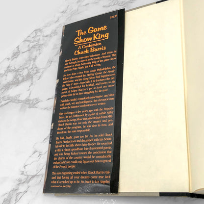 The Game Show King: A Confession by Chuck Barris [FIRST EDITION] 1993 • Carroll & Graf