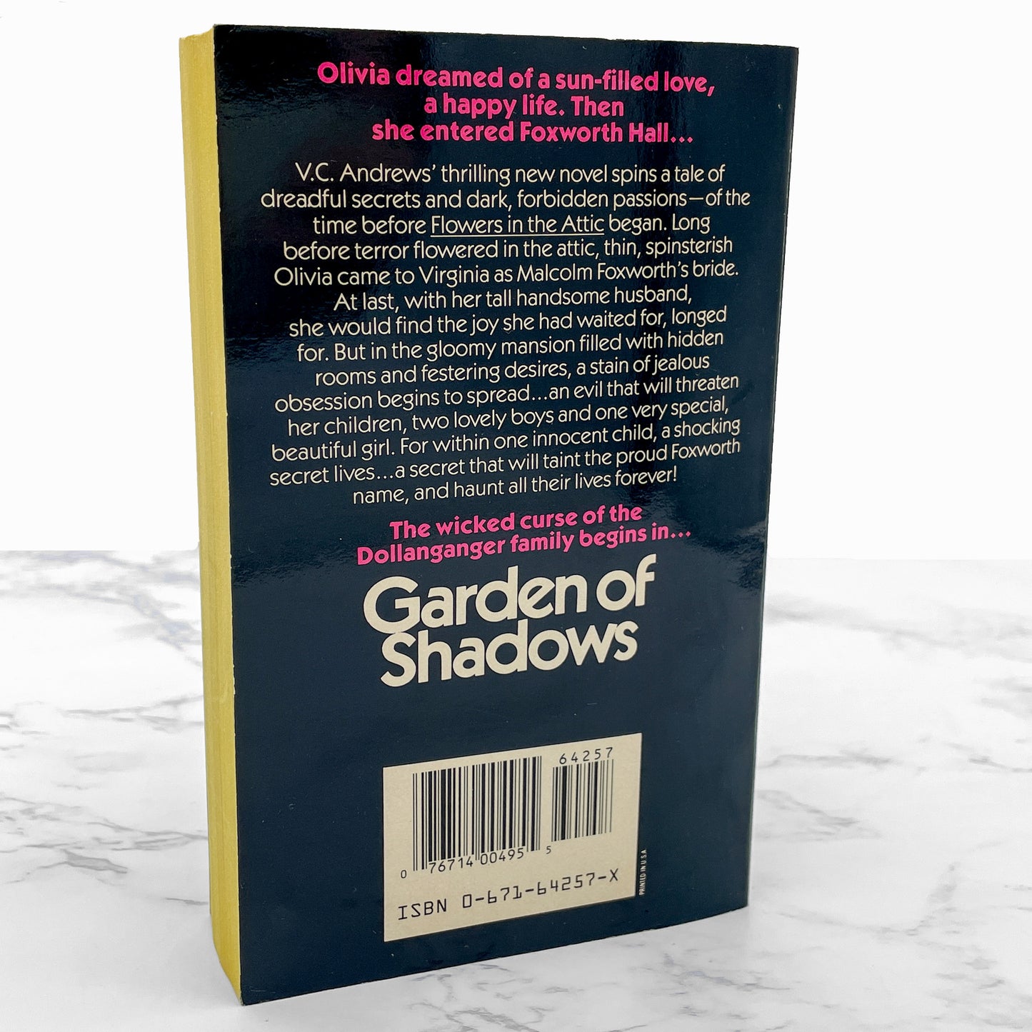 Garden of Shadows by V.C. Andrews [FIRST EDITION • FIRST PRINTING] 1987 • Pocket • Dollanganger #0