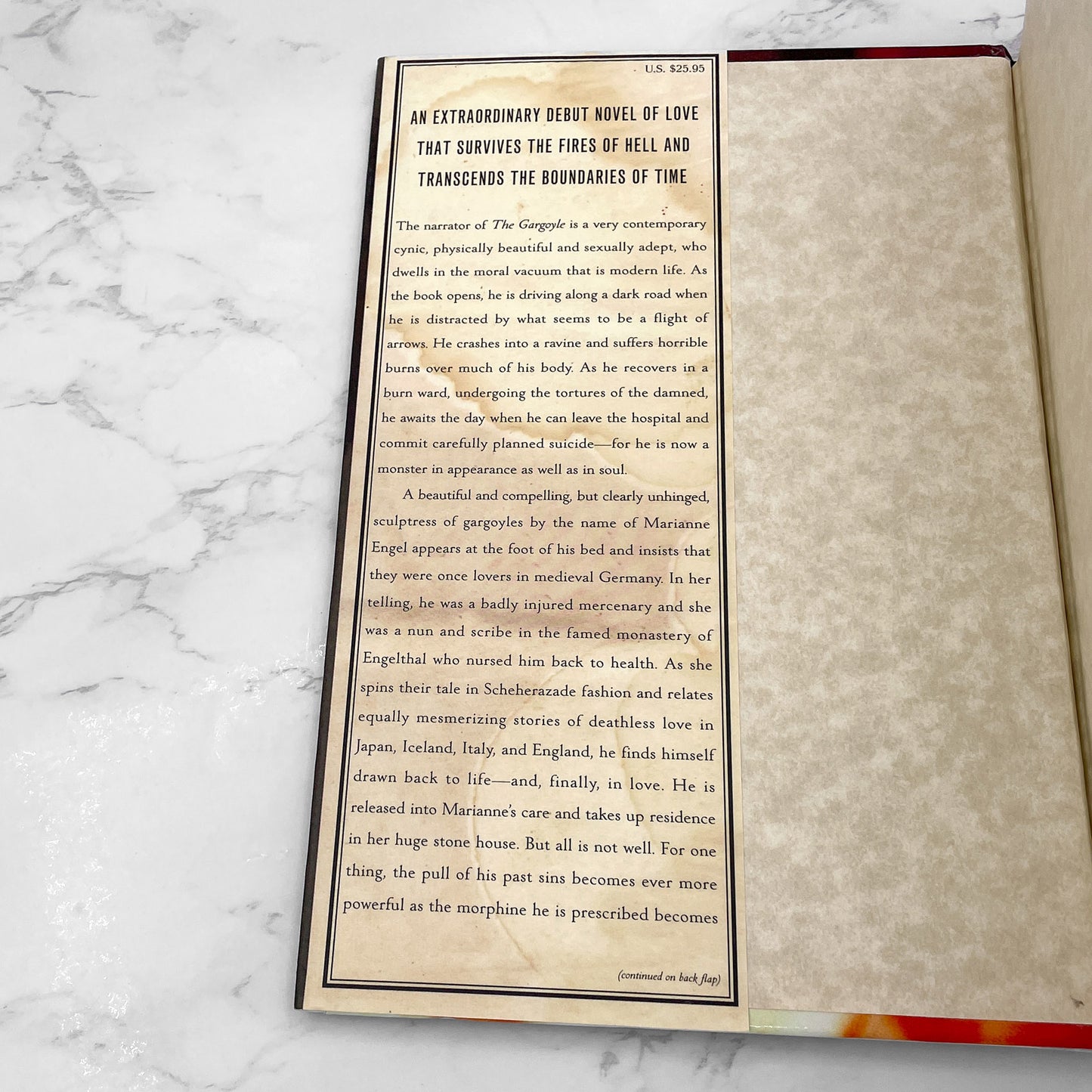 The Gargoyle by Andrew Davidson [FIRST EDITION • FIRST PRINTING] 2008 • Doubleday