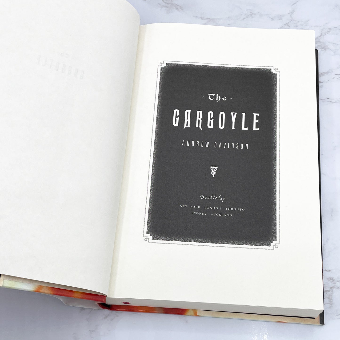 The Gargoyle by Andrew Davidson [FIRST EDITION • FIRST PRINTING] 2008 • Doubleday