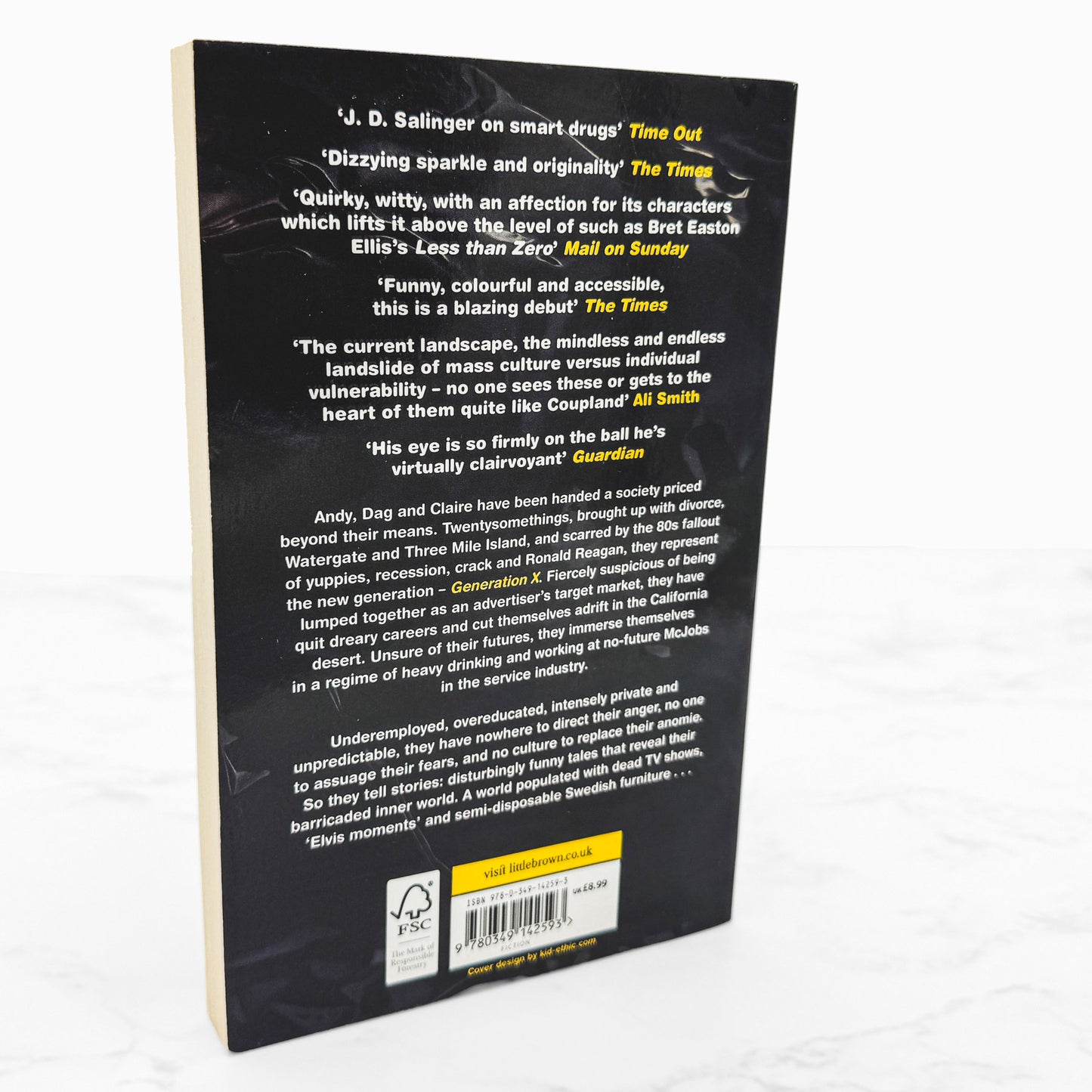 Generation X: Tales for an Accelerated Culture by Douglas Coupland [25th ANNIVERSARY U.K. PAPERBACK] 2017 • Abacus