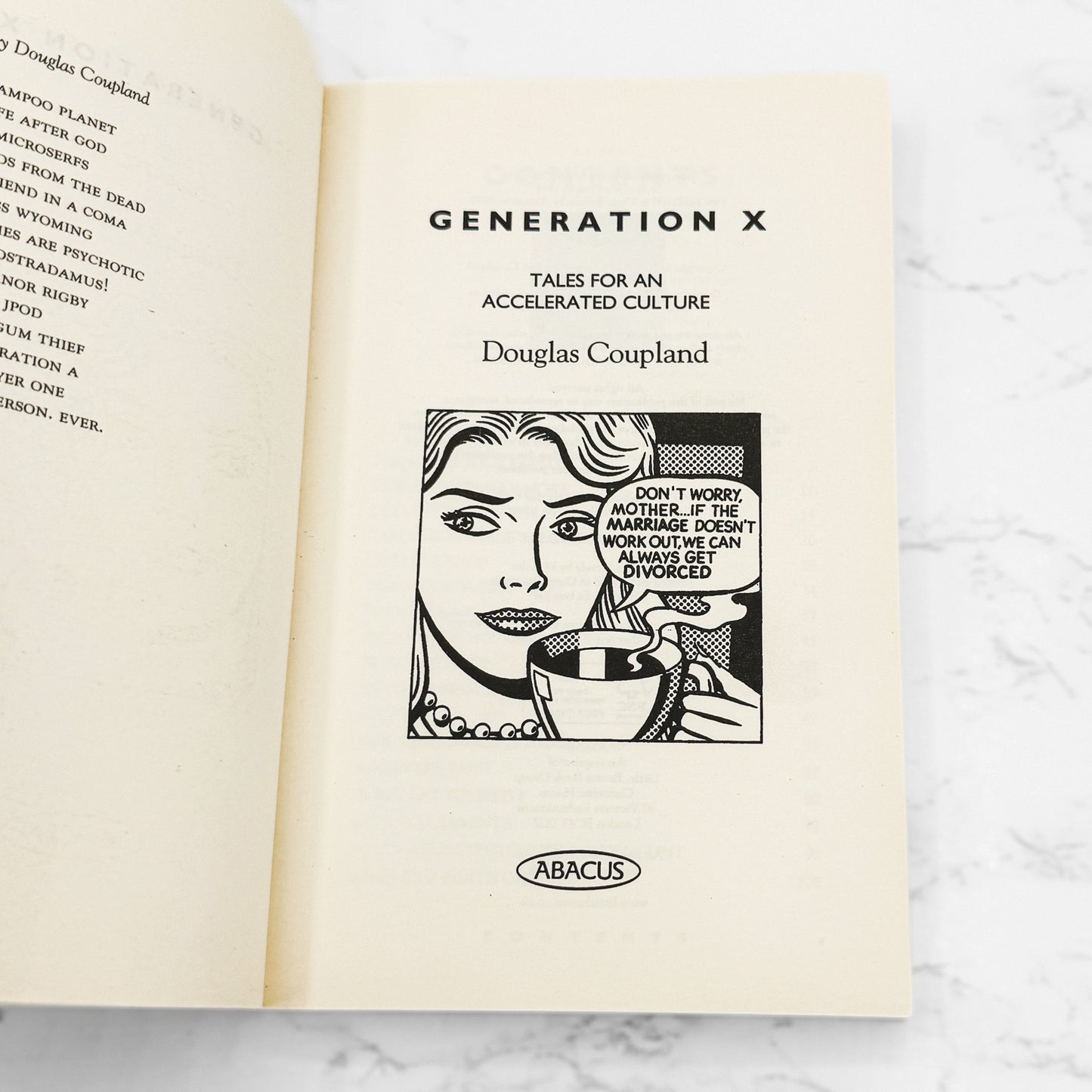 Generation X: Tales for an Accelerated Culture by Douglas Coupland [25th ANNIVERSARY U.K. PAPERBACK] 2017 • Abacus
