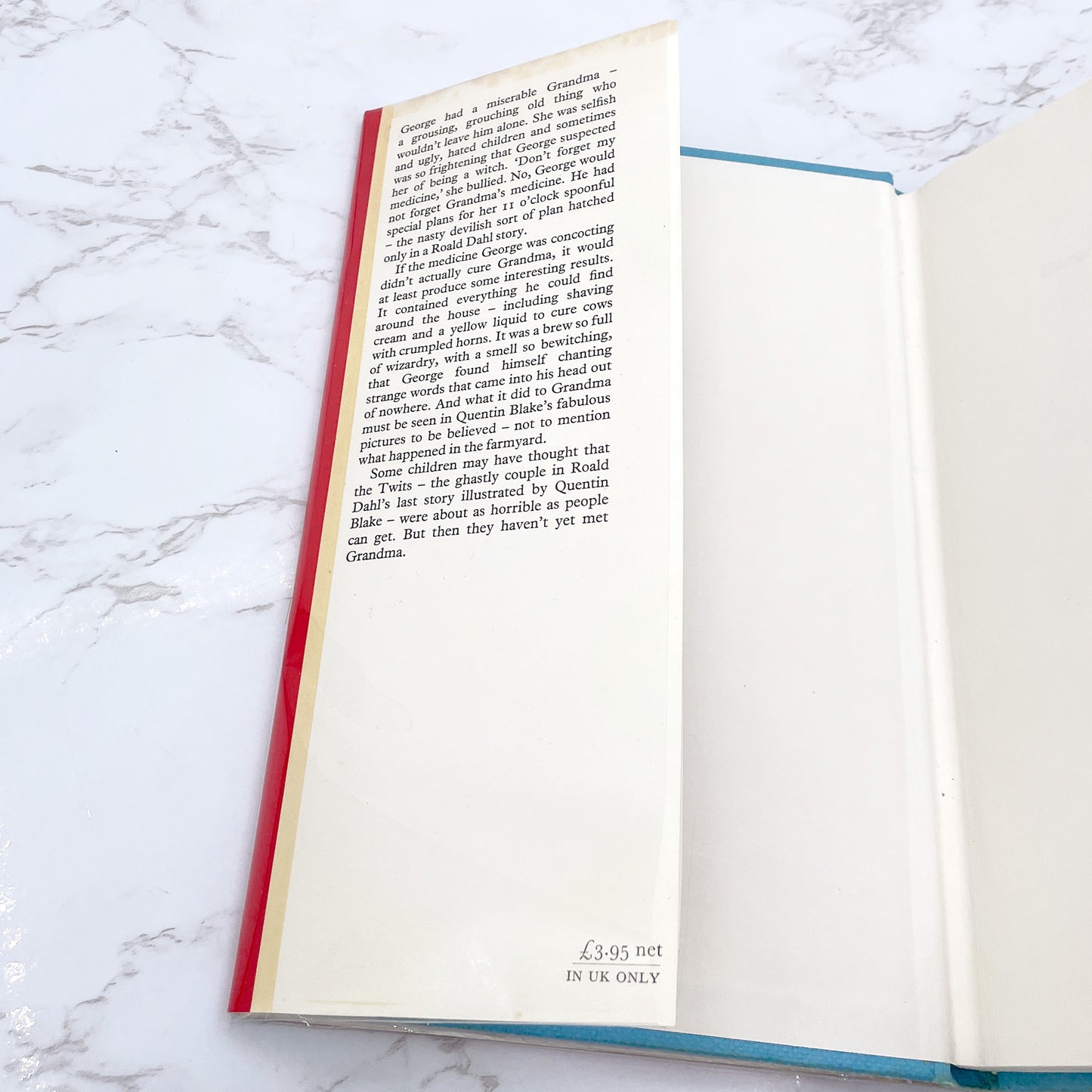 George's Marvellous Medicine by Roald Dahl [U.K. FIRST EDITION • FIRST PRINTING] 1981 • Jonathan Cape