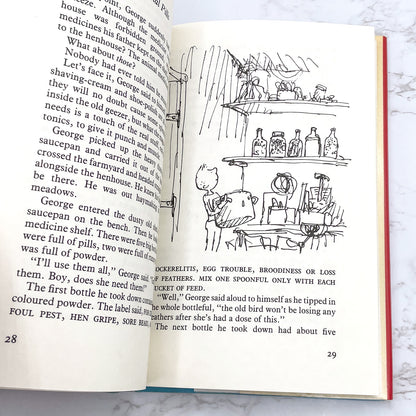George's Marvellous Medicine by Roald Dahl [U.K. FIRST EDITION • FIRST PRINTING] 1981 • Jonathan Cape