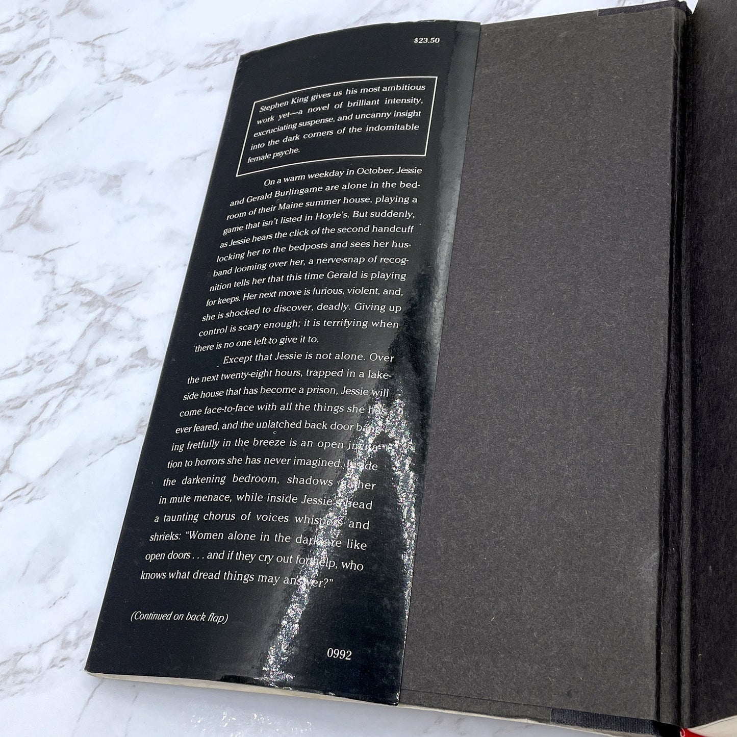 Gerald's Game by Stephen King [FIRST EDITION • FIRST PRINTING] 1992 • Viking