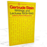 Writings and Lectures 1909-1945 by Gertrude Stein [FIRST PAPERBACK EDITION] 1974 • Penguin