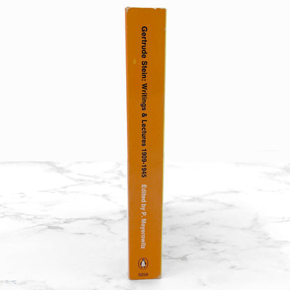 Writings and Lectures 1909-1945 by Gertrude Stein [FIRST PAPERBACK EDITION] 1974 • Penguin