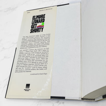 Get Shorty by Elmore Leonard [FIRST EDITION • FIRST PRINTING] 1990 • Delacorte