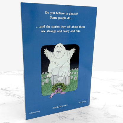 Ghosts! Ghostly Tales from Folklore by Alvin Schwartz & illustrated by Victoria Chess [FIRST PAPERBACK PRINTING] 1993 • Scholastic