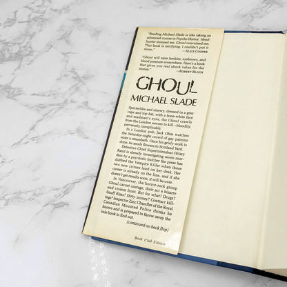 Ghoul by Michael Slade [FIRST BOOK CLUB EDITION] 1987 • Beech Tree