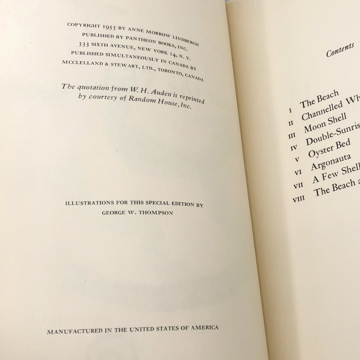 Gift from the Sea by Anne Morrow Lindbergh [ILLUSTRATED HARDCOVER + SLIPCASE] 1955 • Pantheon