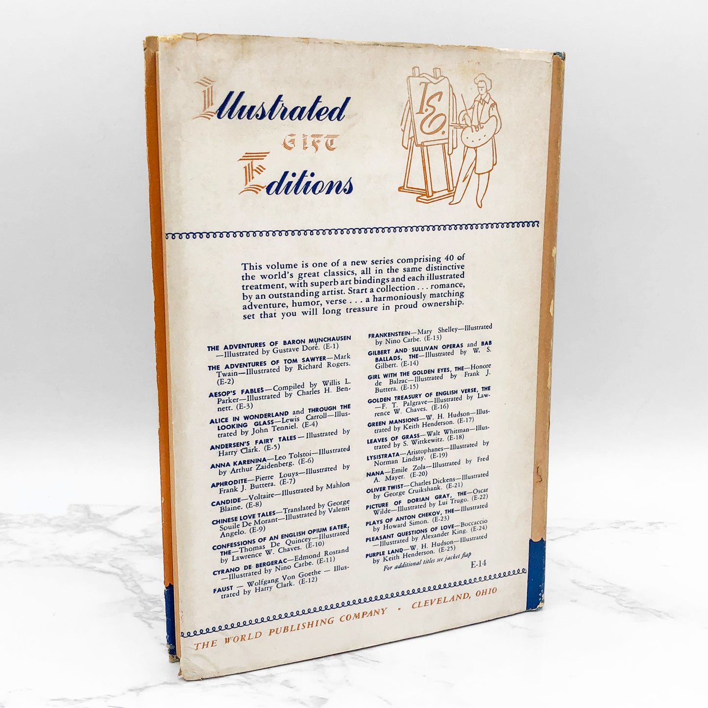 Book & Lyrics of the Best Known Gilbert & Sullivan Operas by W.S. Gilbert [ILLUSTRATED HARDCOVER] 1932 • World Publishing