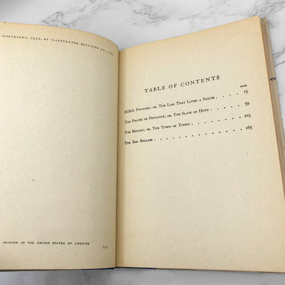 Book & Lyrics of the Best Known Gilbert & Sullivan Operas by W.S. Gilbert [ILLUSTRATED HARDCOVER] 1932 • World Publishing