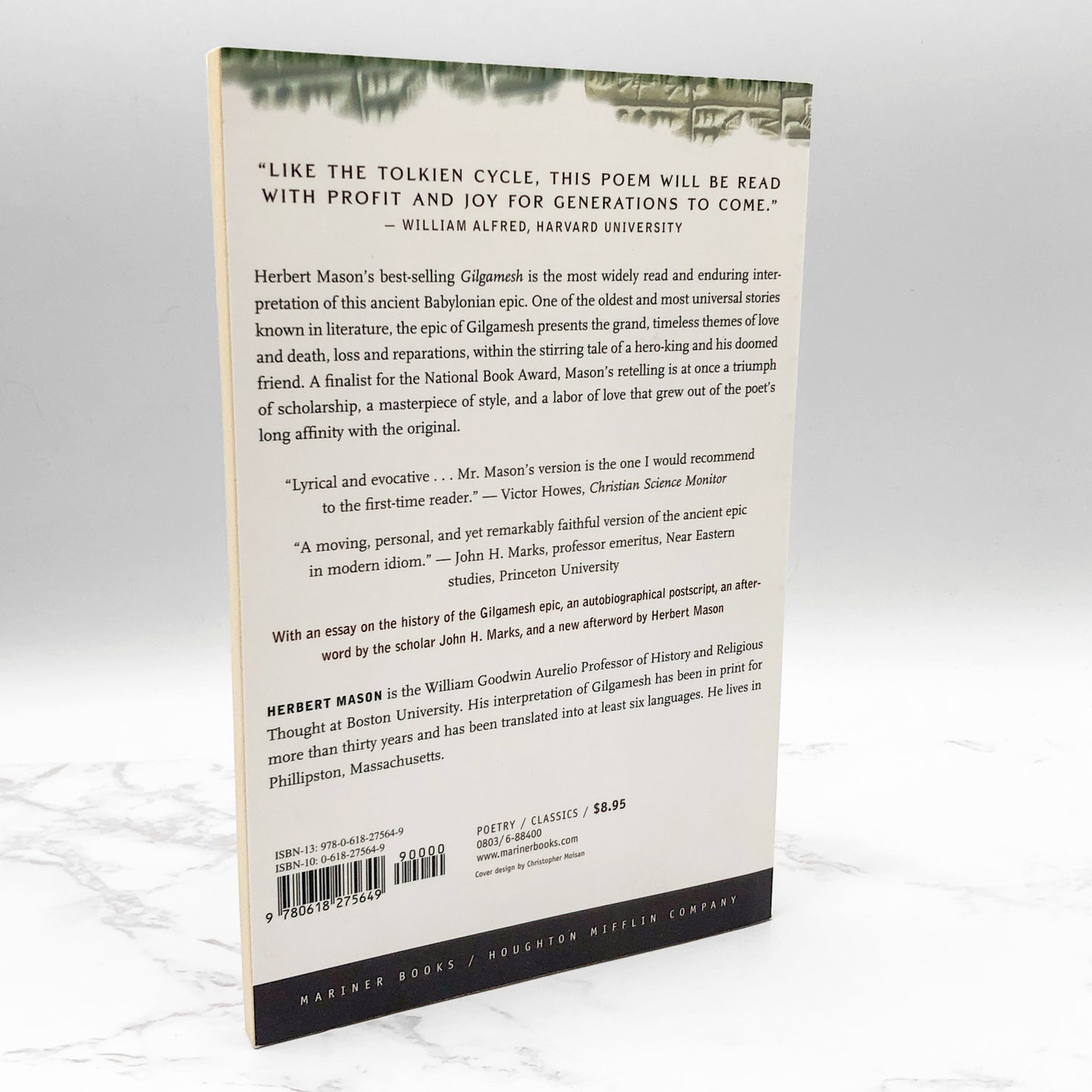 Gilgamesh: A Verse Narrative by Herbert Mason [TRADE PAPERBACK] 2003 • Mariner Books