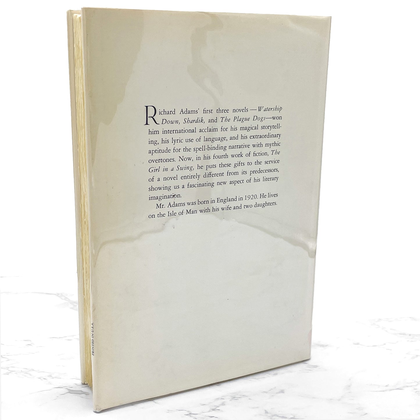 The Girl in a Swing by Richard Adams [U.S. FIRST EDITION] 1980 • Knopf