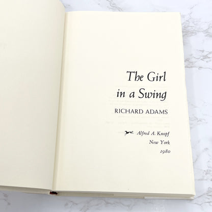 The Girl in a Swing by Richard Adams [U.S. FIRST EDITION] 1980 • Knopf