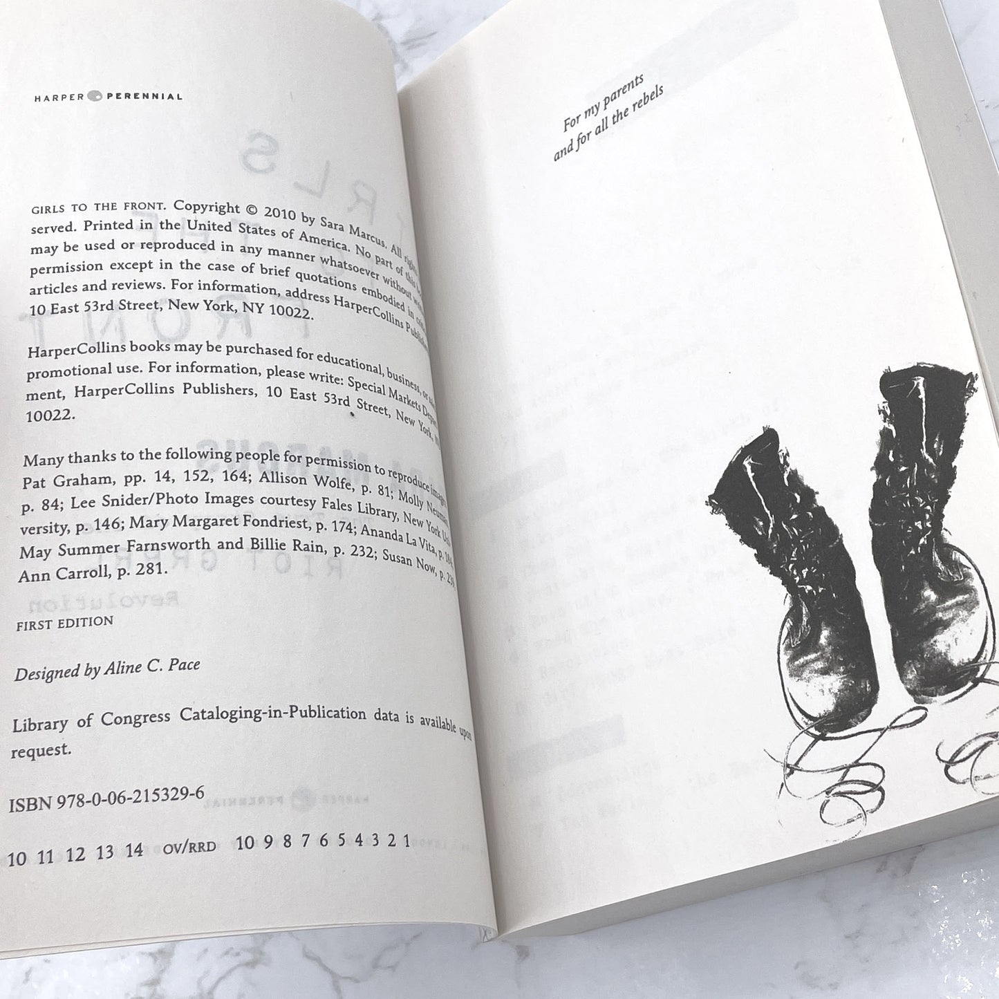 Girls to the Front: The True Story of the Riot Grrrl Revolution by Sara Marcus [FIRST EDITION • FIRST PRINTING] 2010 • Harper