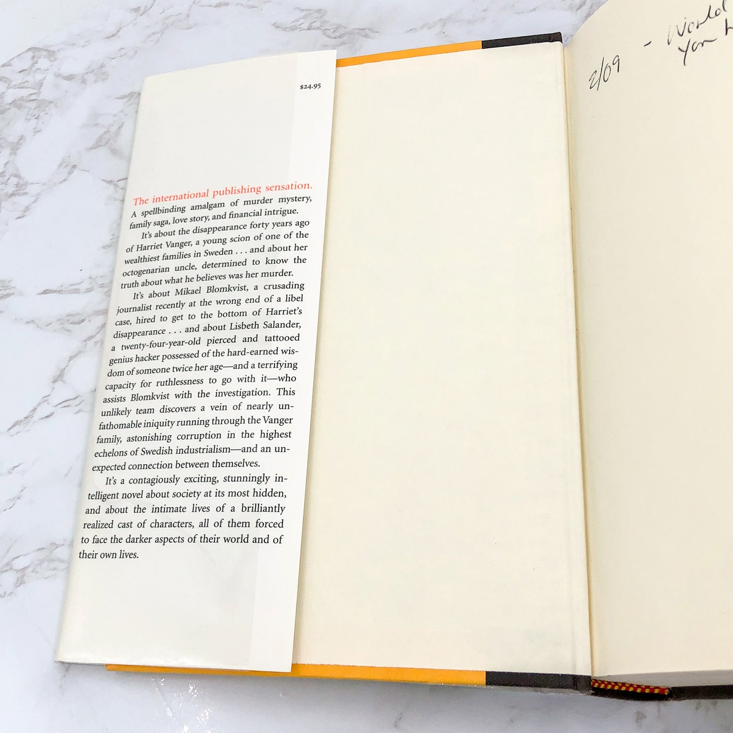 The Girl with the Dragon Tattoo by Stieg Larsson [U.S. FIRST EDITION] 2008 • Alfred A. Knopf