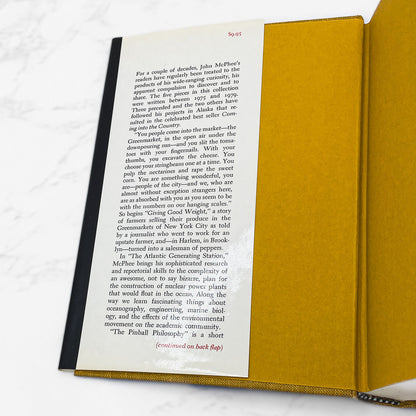 Giving Good Weight by John McPhee [FIRST EDITION] 1979 • FSG
