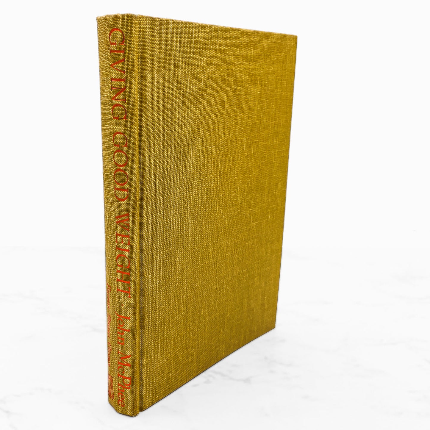Giving Good Weight by John McPhee [FIRST EDITION] 1979 • FSG