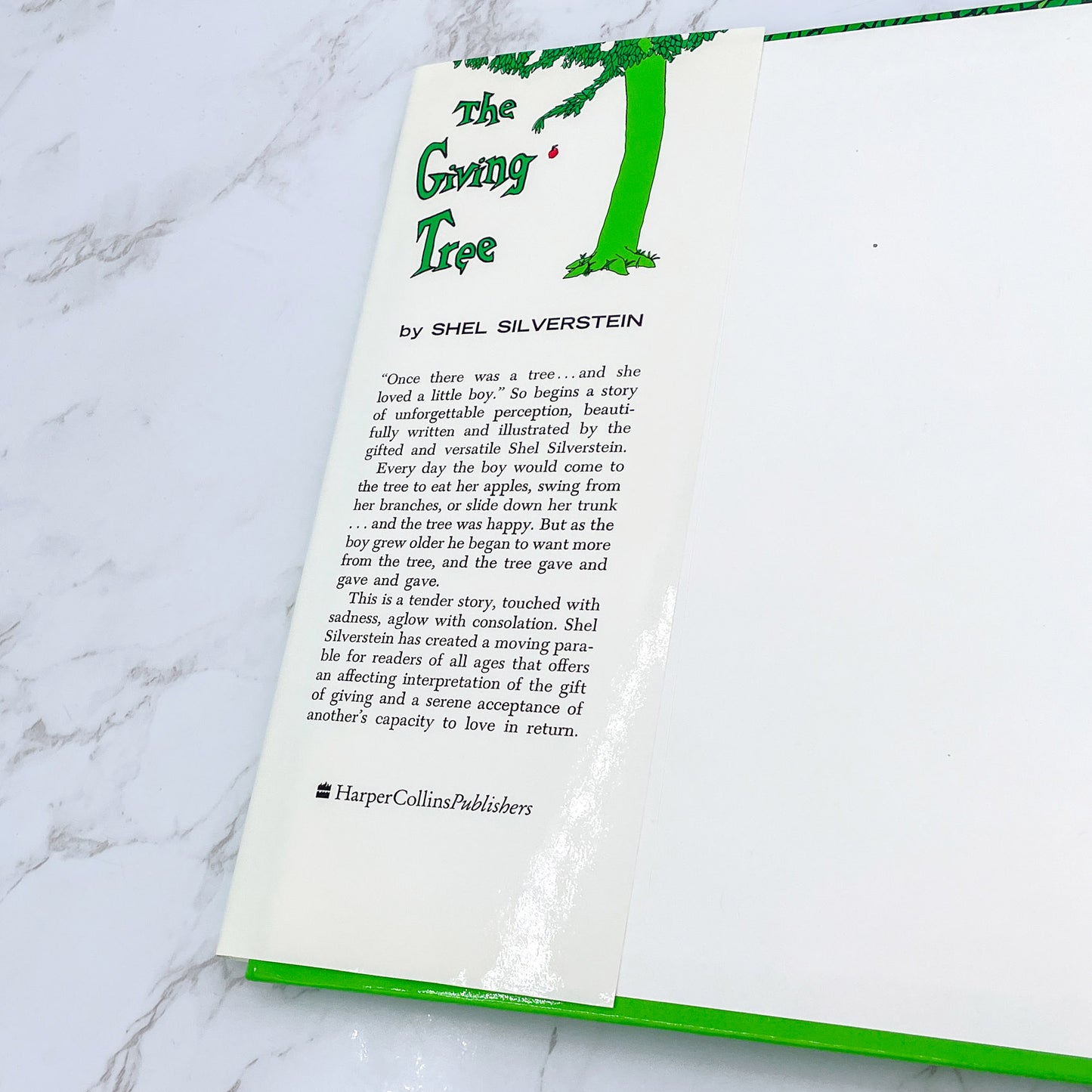 The Giving Tree by Shel Silverstein [FIRST EDITION] 1964 • Early 90's Printing • Harper Collins