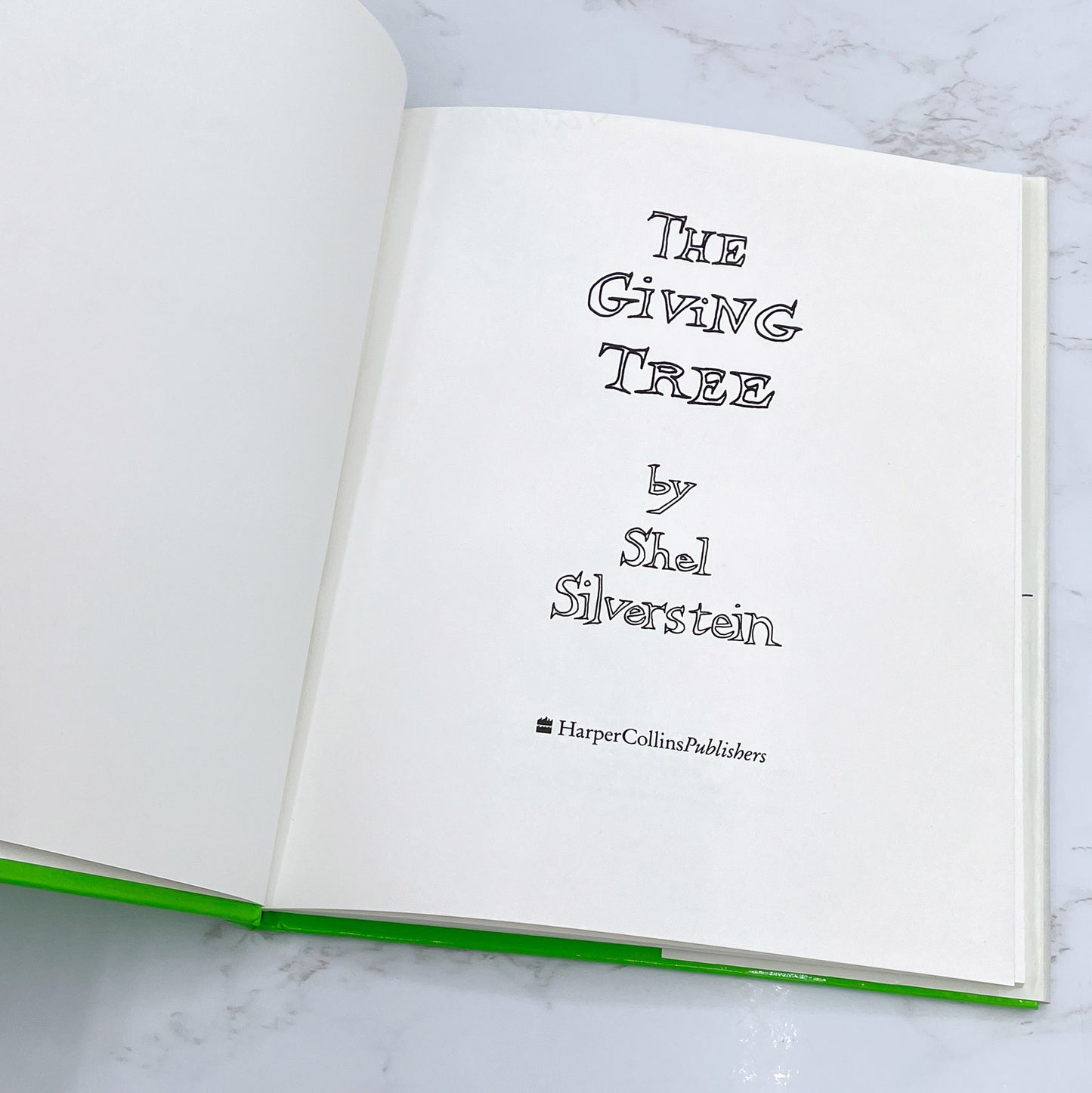 The Giving Tree by Shel Silverstein [FIRST EDITION] 1964 • Early 90's Printing • Harper Collins