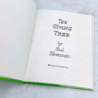 The Giving Tree by Shel Silverstein [FIRST EDITION] 1964 • Early 90's Printing • Harper Collins