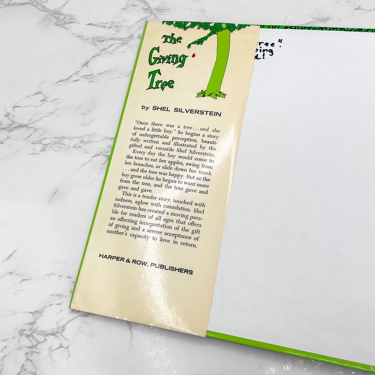 The Giving Tree by Shel Silverstein [FIRST EDITION] 1964 • 80's Printing • Harper & Row