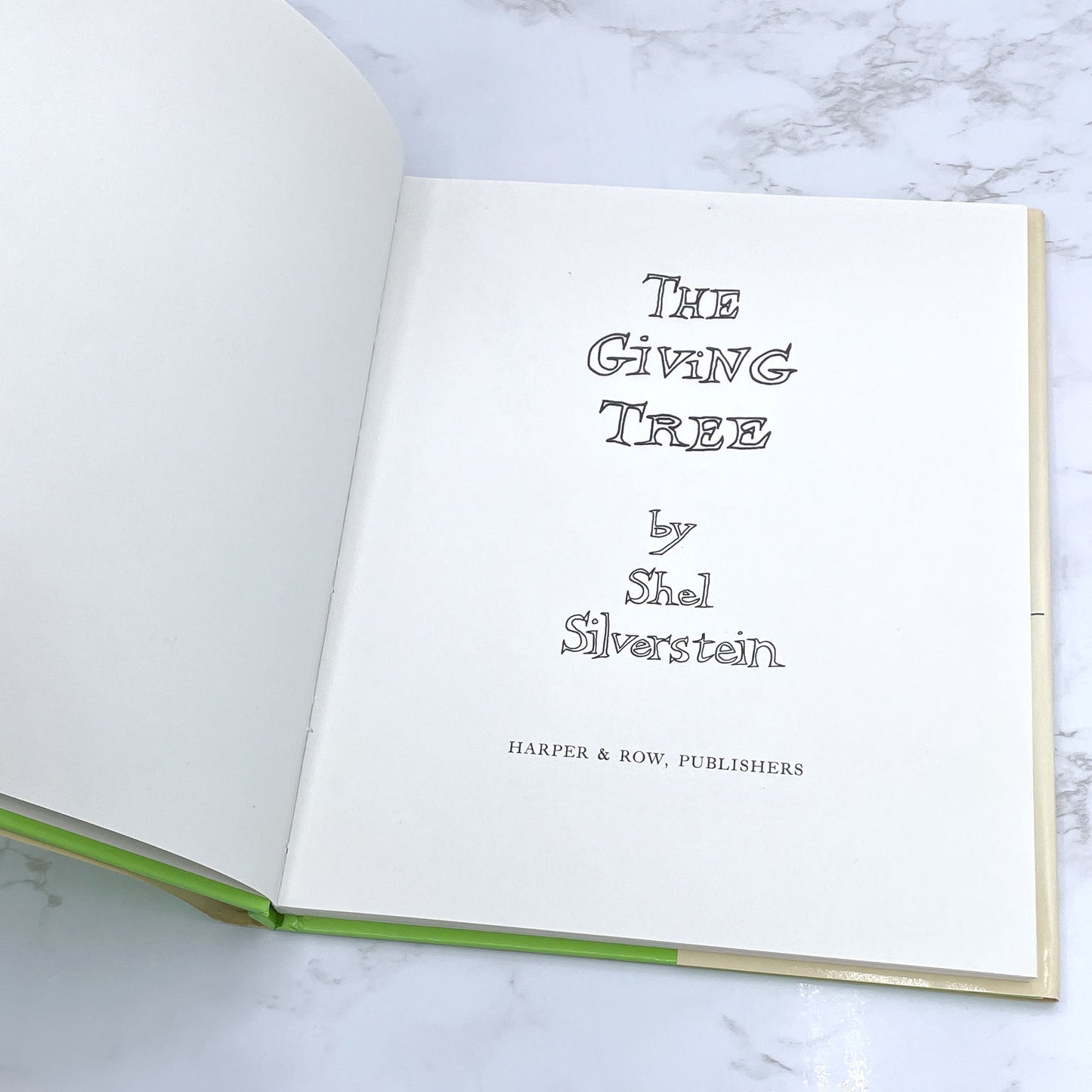 The Giving Tree by Shel Silverstein [FIRST EDITION] 1964 • 80's Printing • Harper & Row
