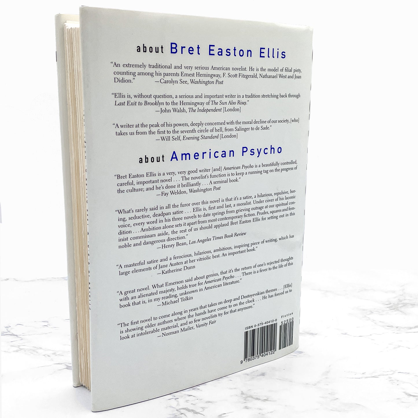 Glamorama by Bret Easton Ellis [FIRST EDITION • FIRST PRINTING] 1999 • Knopf