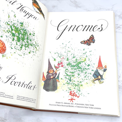 Gnomes by Wil Huygen & Rien Poortvliet [U.S. FIRST EDITION] 1977 • Harry N. Abrams • Mint