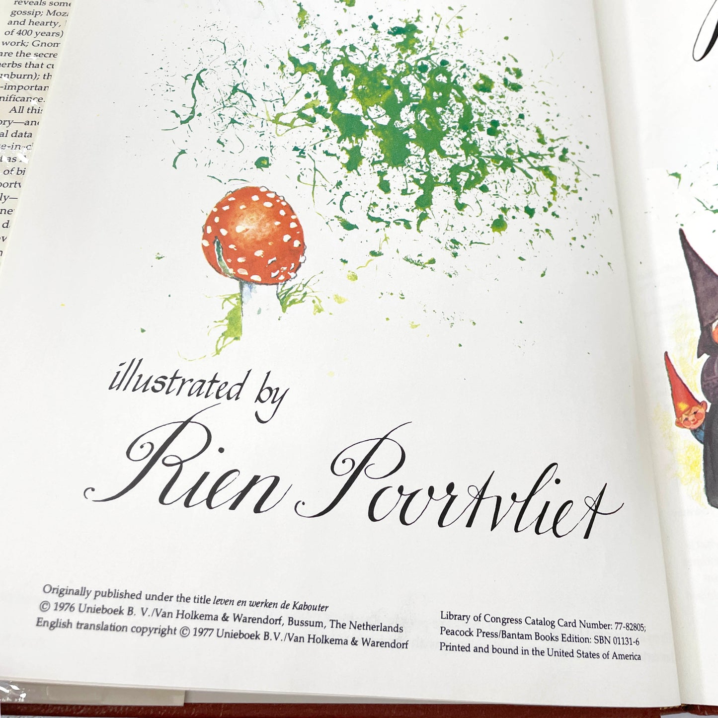 Gnomes by Wil Huygen & Rien Poortvliet [U.S. FIRST EDITION] 1977 • Harry N. Abrams • Mint