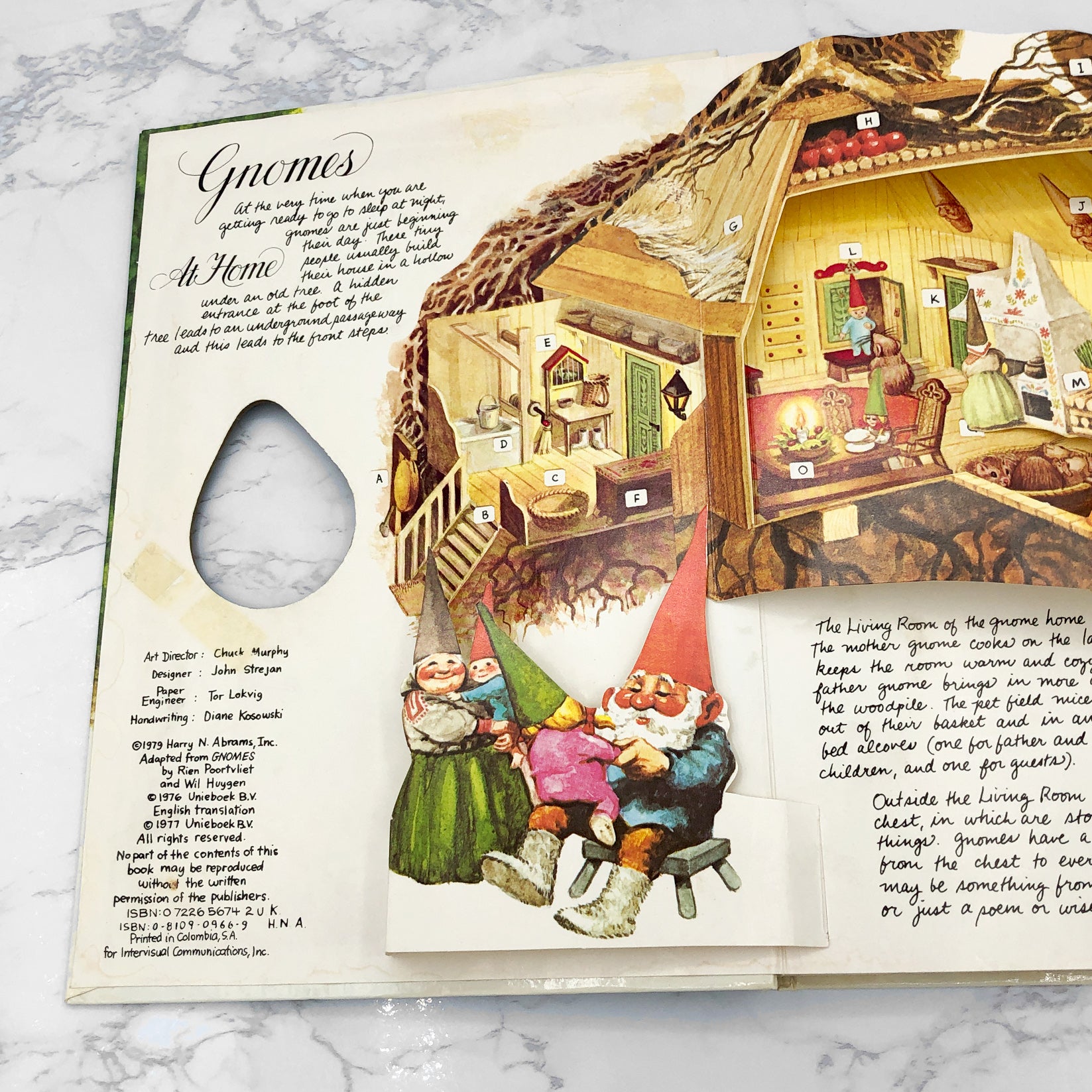 The Pop-Up Book of Gnomes by Wil Huygen & Rien Poortvliet [FIRS