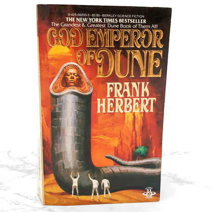 God Emperor of Dune by Frank Herbert [FIRST PAPERBACK PRINTING] 1983 • Berkley
