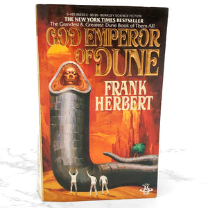 God Emperor of Dune by Frank Herbert [FIRST PAPERBACK PRINTING] 1983 • Berkley